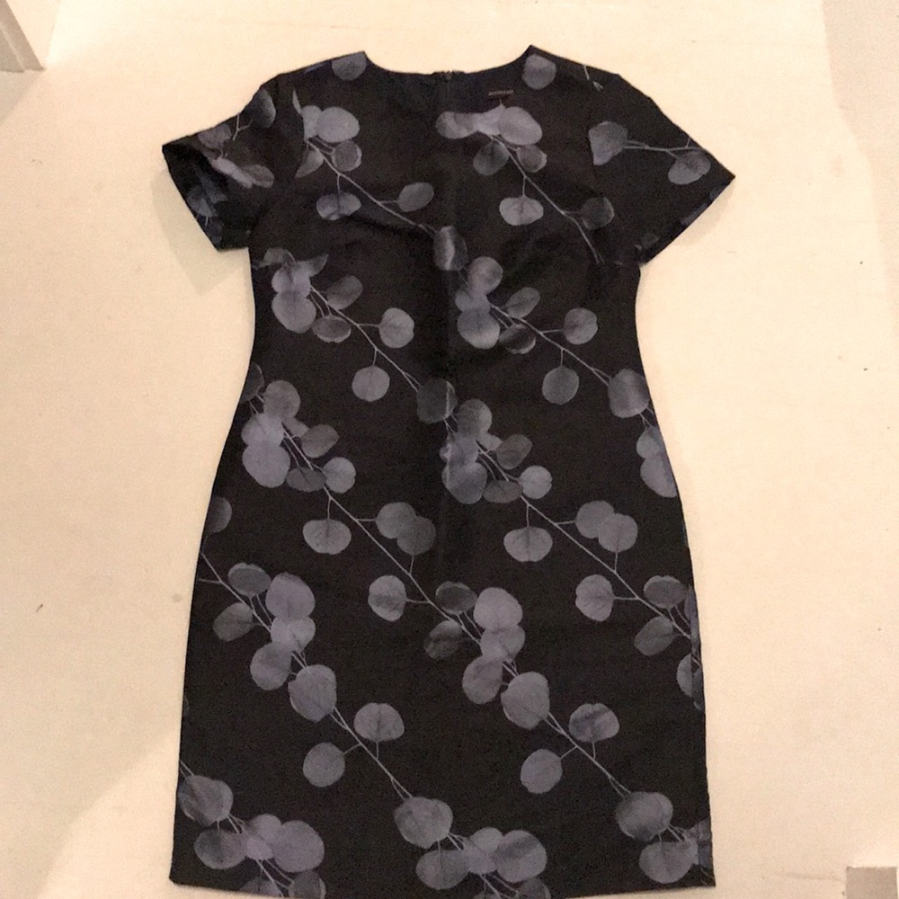 Navy floral dress